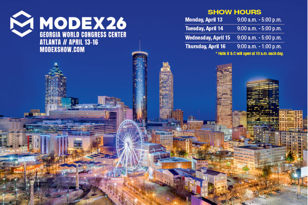 MODEX 2026 Atlanta Preview: 1,000 Exhibitors, 15,000 Visitors, Full-Automation Demos